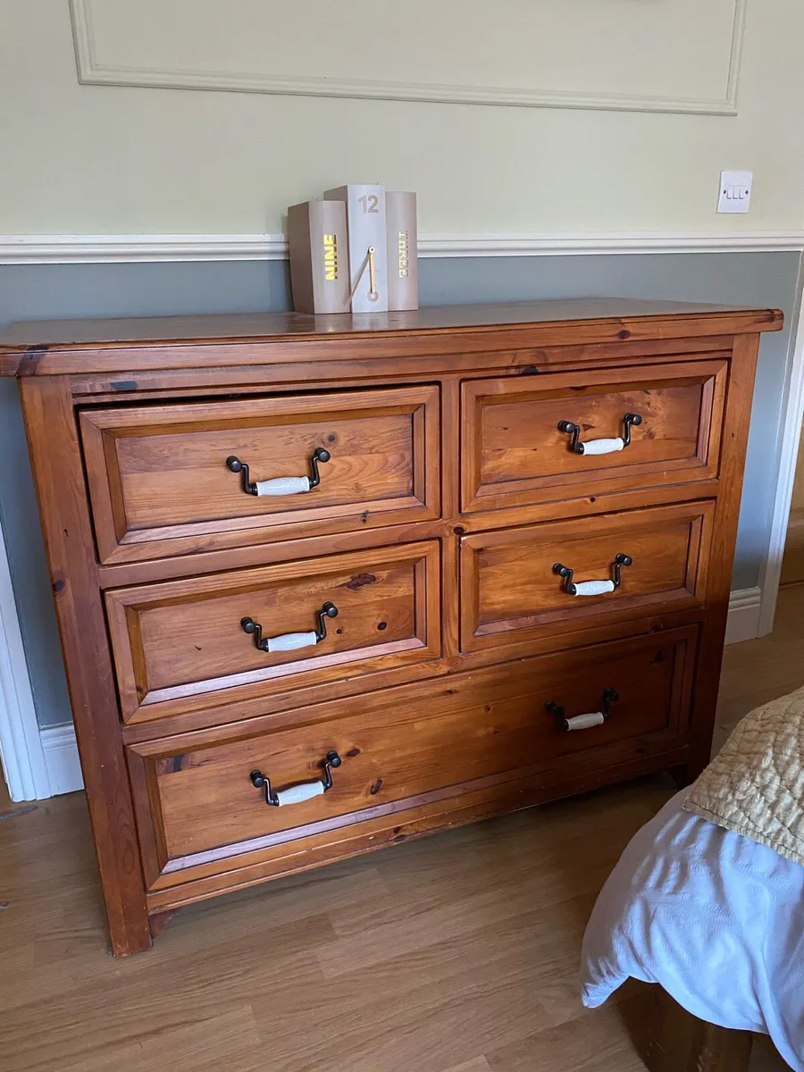 Wardrobe, Chest of Drawers & Bed Side Lockers - Image 2