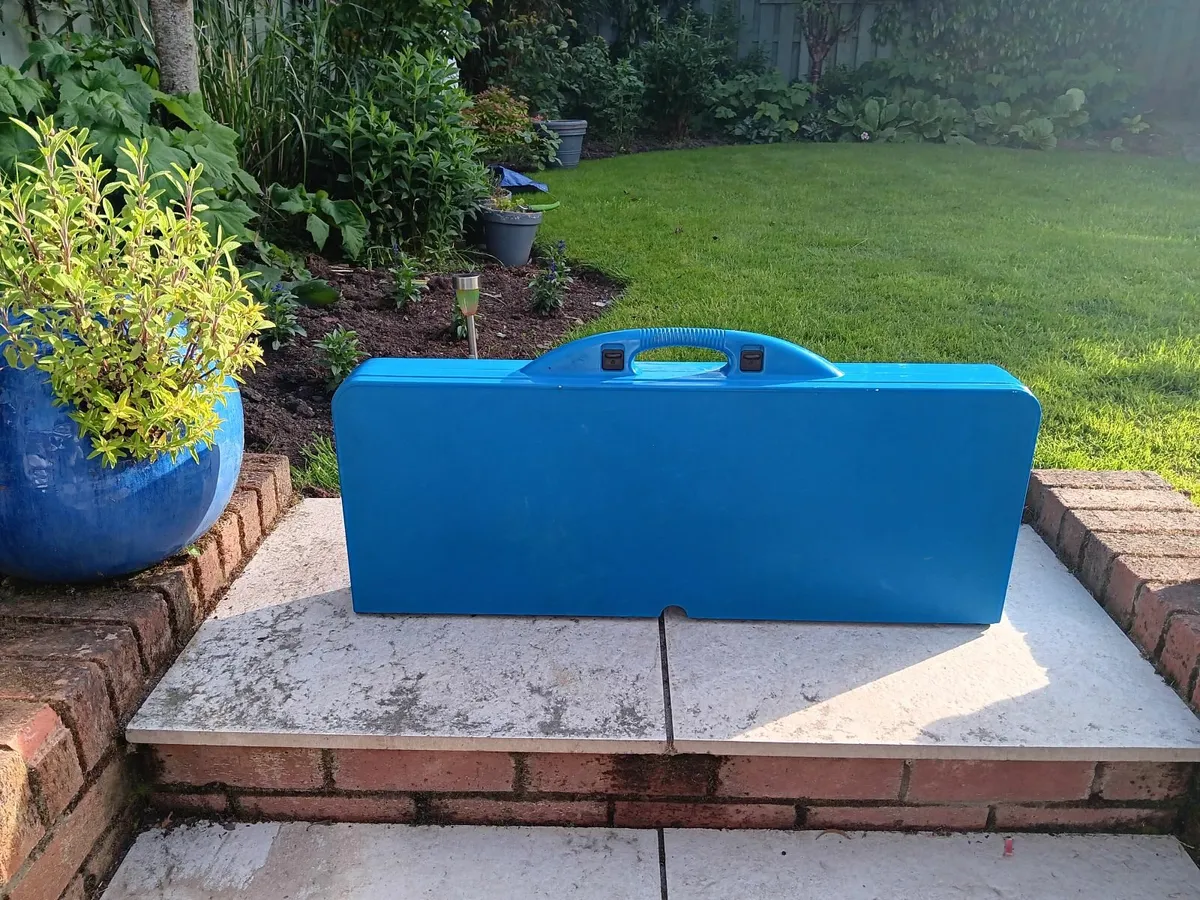 Folding picnic/ camping table with 4 attached tool - Image 1