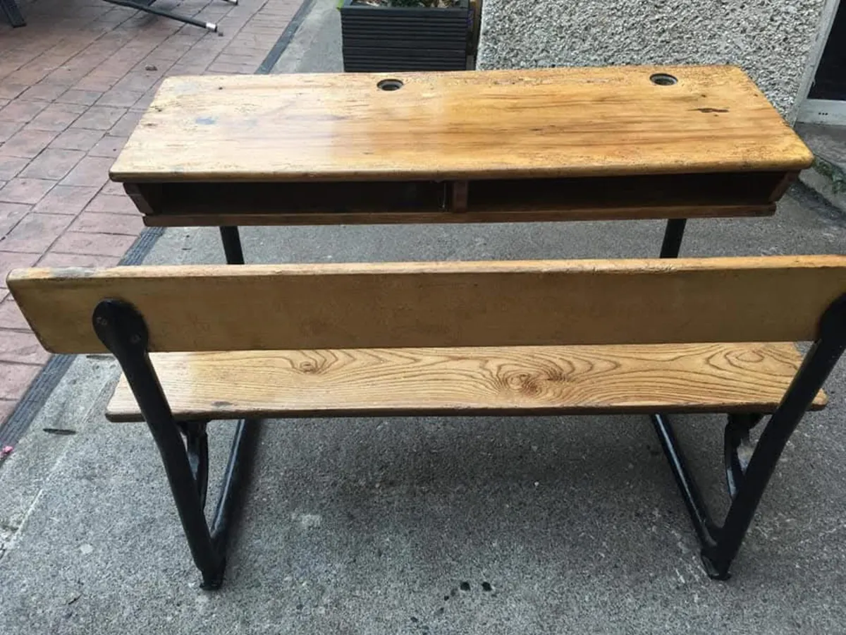 Vintage school desk - Image 1