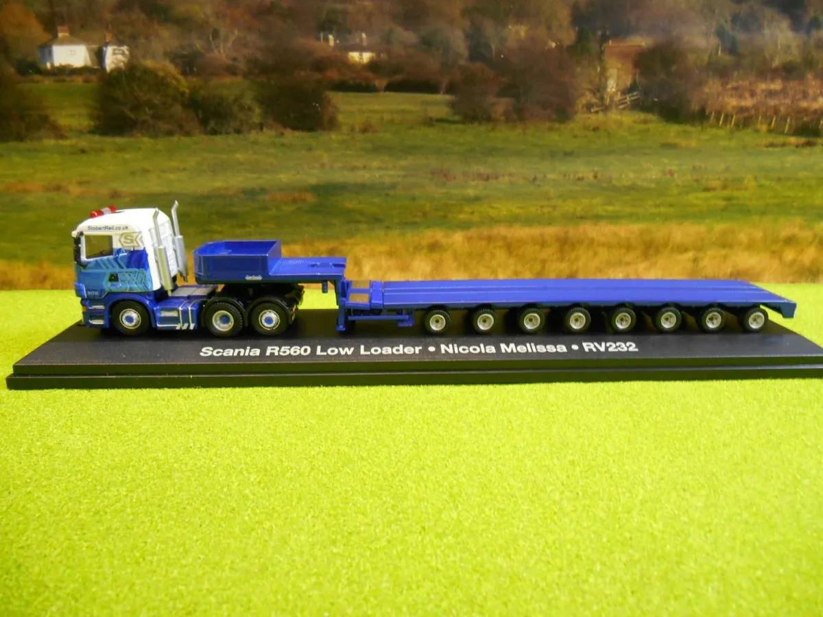 Stobart low loader with double load, Free Post - Image 1