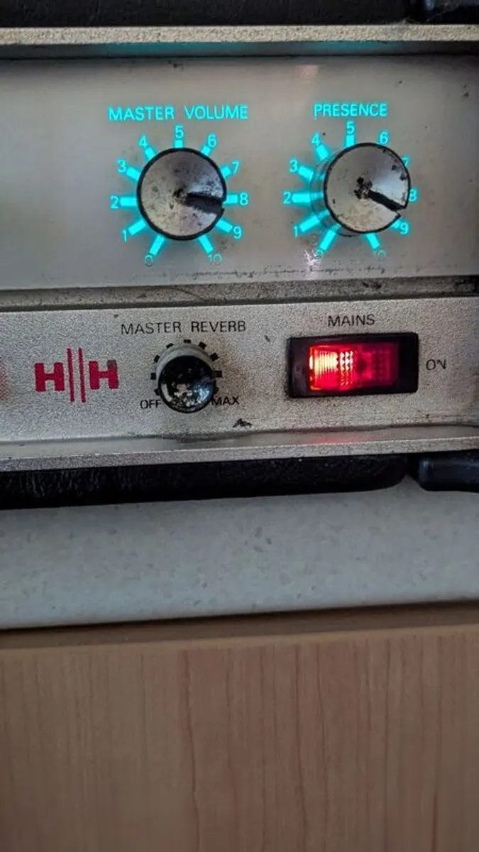 HH 100 watt amp - British made Vintage HH MA100 Mixer Power Amplifier. - Image 3