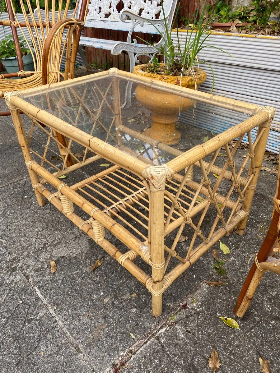 Cane bistro set - Image 2