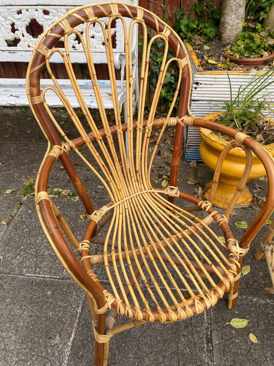 Cane bistro set - Image 3