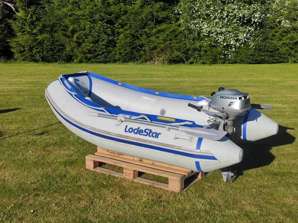 Lodestar Rib 2.6m Honda 2.3hp outboard - Image 1