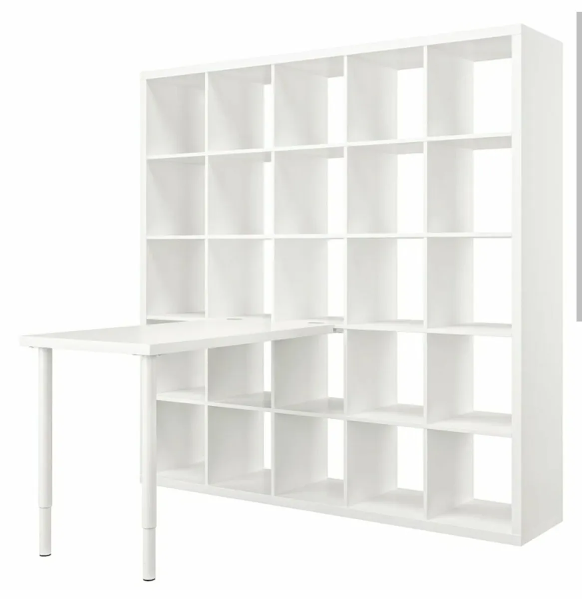 Ikea Kallax 182cm unit + desk attachment - Image 1