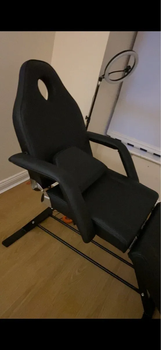 Multipurpose chair bed with stool - Image 2