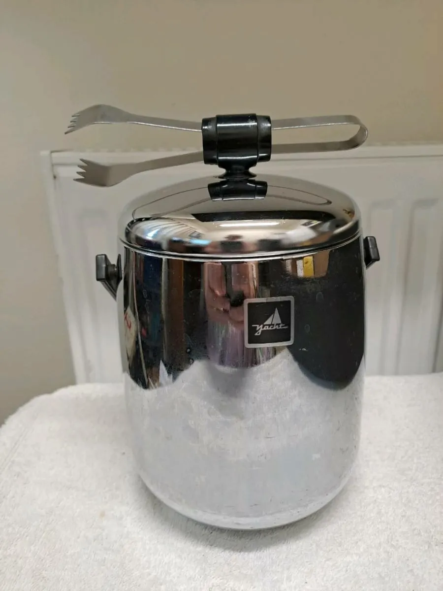 Vintage chrome Yacht ice bucket - Image 1