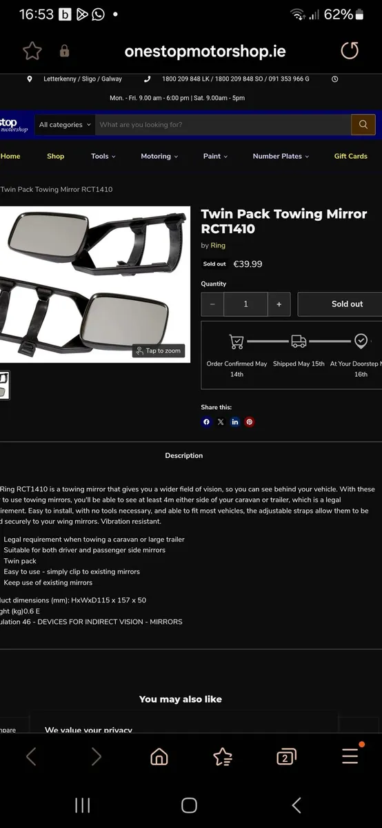 Extension Mirror s for cars - Image 4