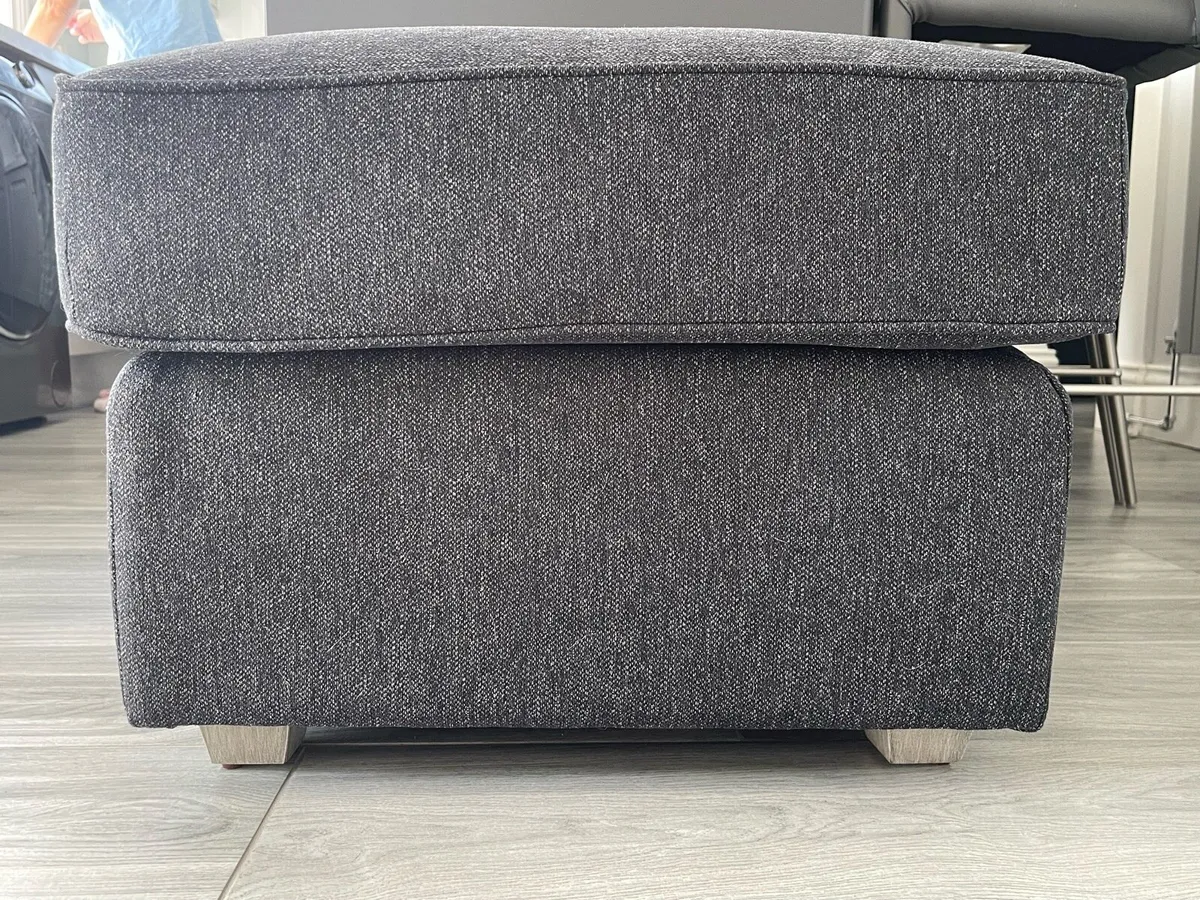 EZLiving Interiors Anthracite Footstool - Image 3
