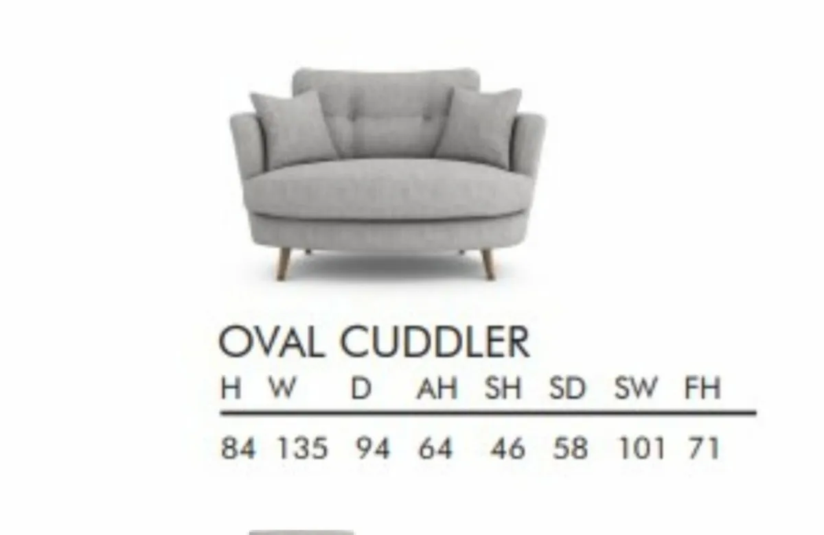 Small orange sofa - Image 2