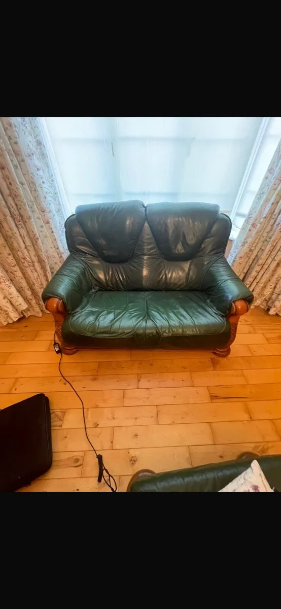 Green Leather Furniture - Image 2