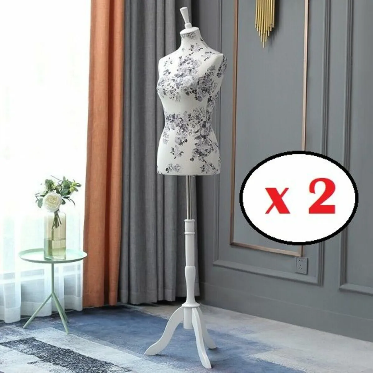 2 x New Mannequin Floral Shop Dummy. FREE Delivery - Image 1