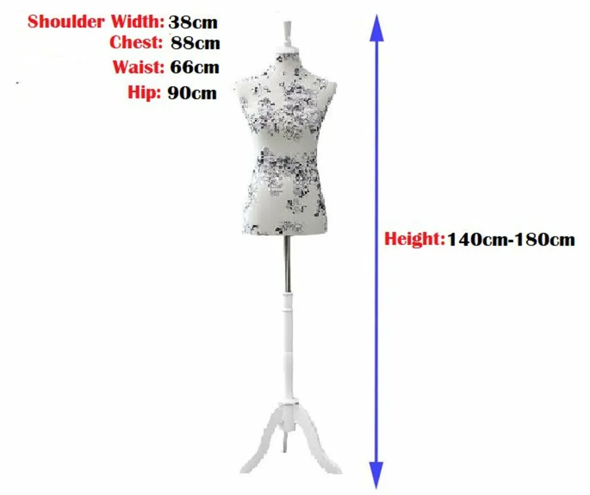 2 x New Mannequin Floral Shop Dummy. FREE Delivery - Image 3