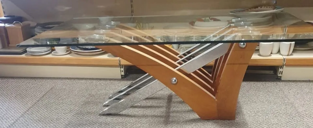 Exquisite designer coffee table.