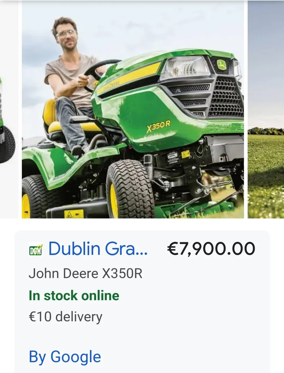 John Deere X350R AS NEW - Image 3