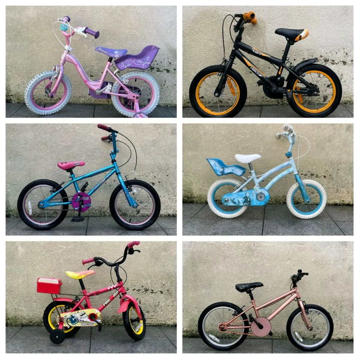 Kids bicycles loads of different sizes - Image 1