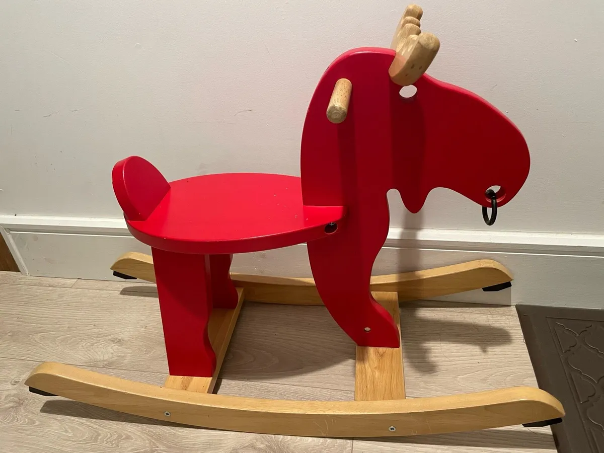 IKEA moose rocker baby - Image 3