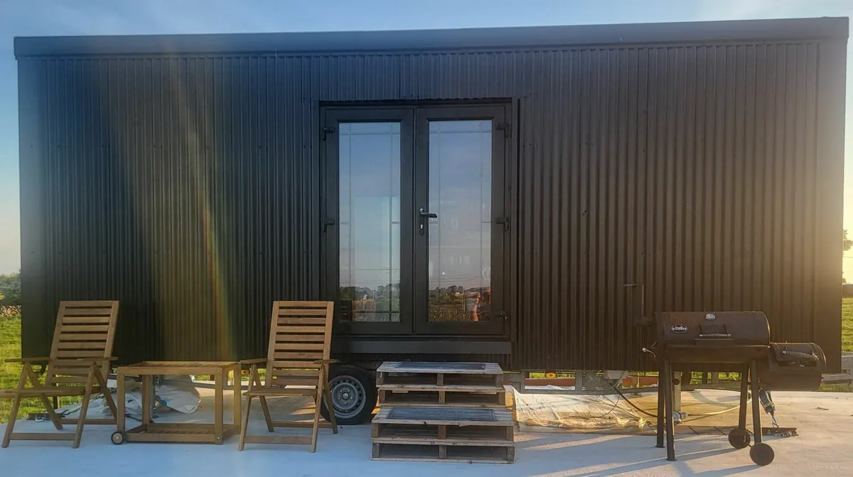 Black Cabin Tiny Home for Sale - Image 1