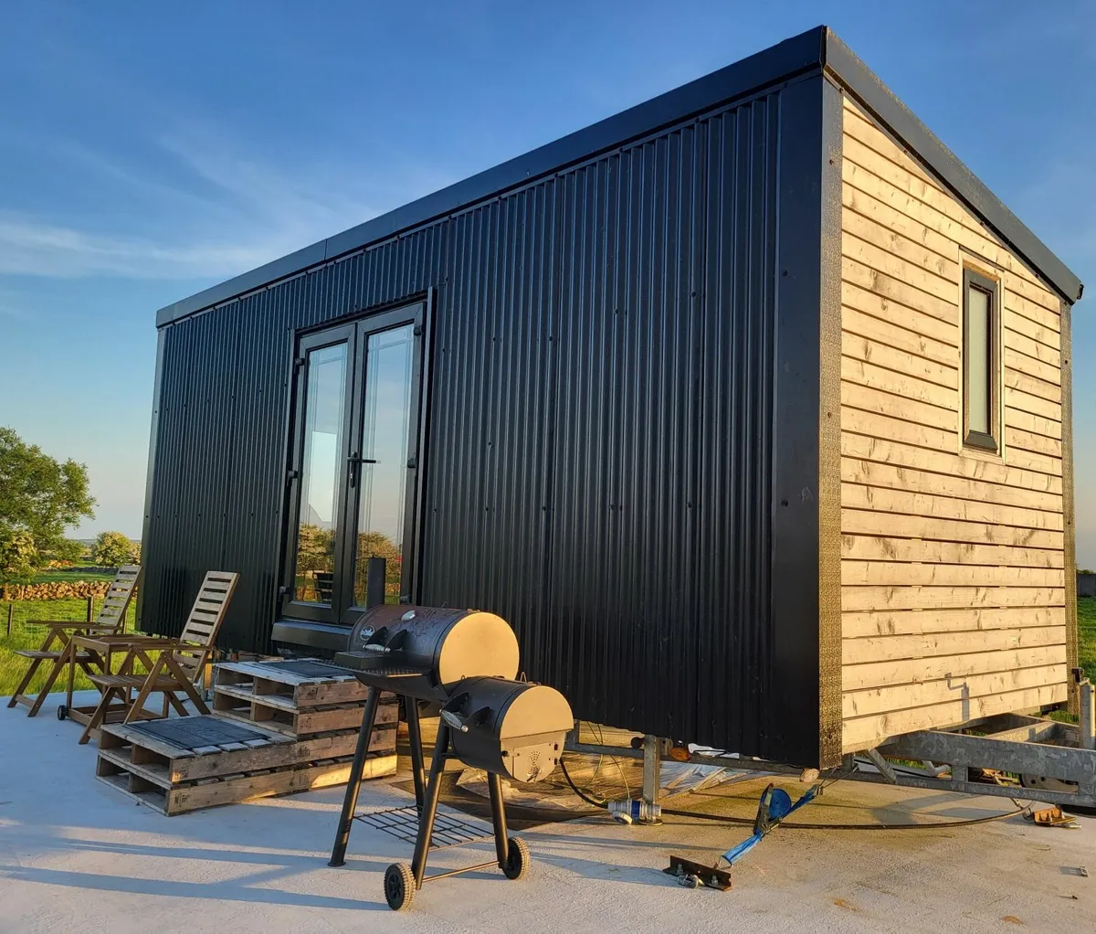 Black Cabin Tiny Home for Sale - Image 1