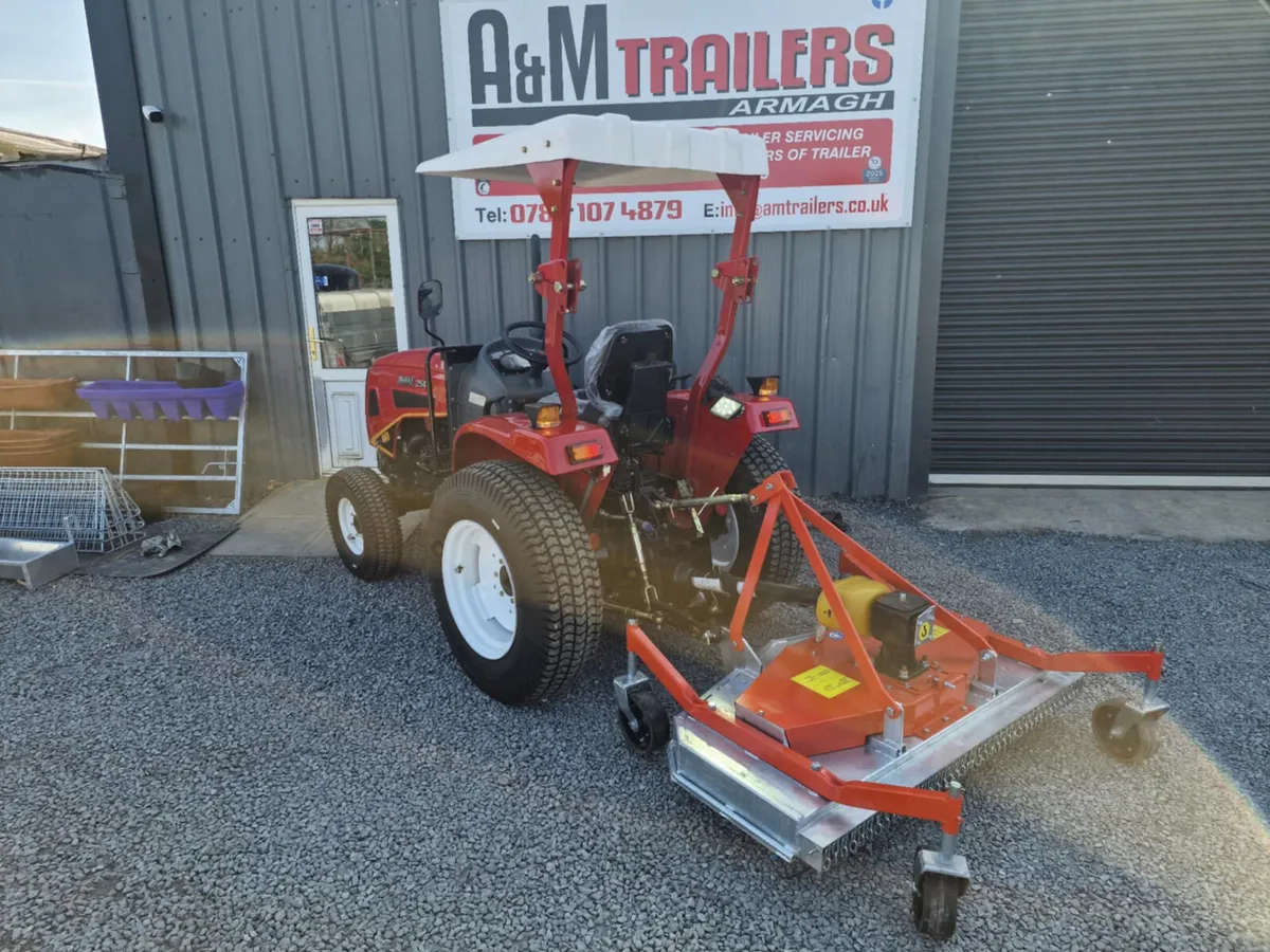 Compact tractor trailer mower topper flail - Image 2