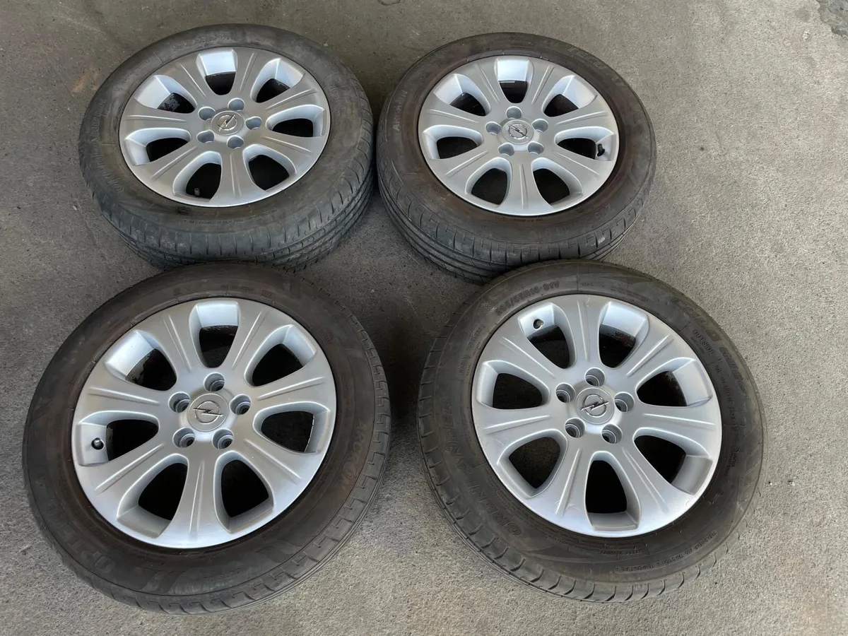 Opel Astra Alloy Wheels & Tyres 205/55R16 - Image 4