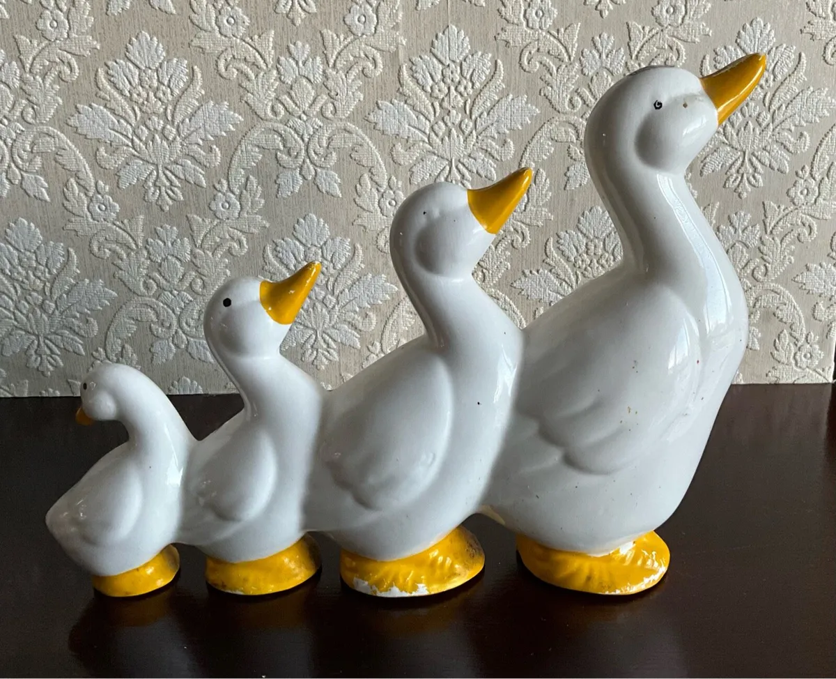Ceramic Group of Ducks - Image 1