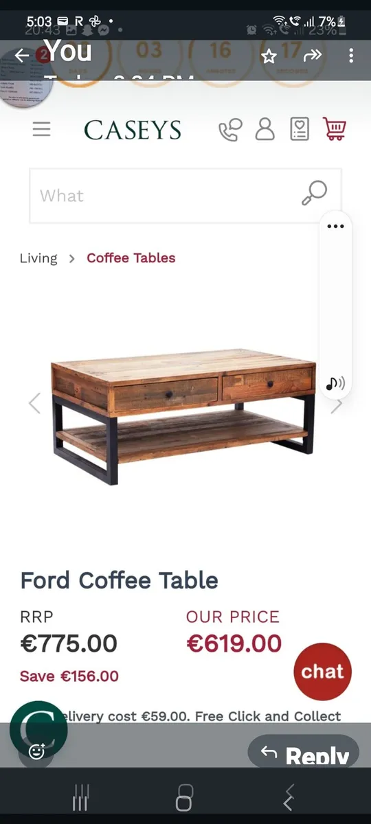 Coffee table