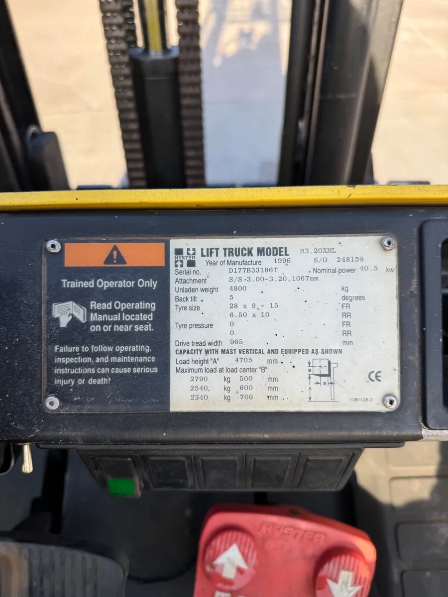 Hyster forklift H3.20 XML - Image 2