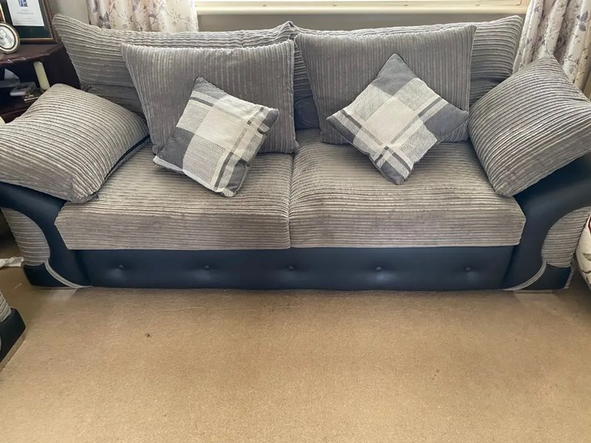 Large Couch (seats 4) + Matching Armchair - Image 1