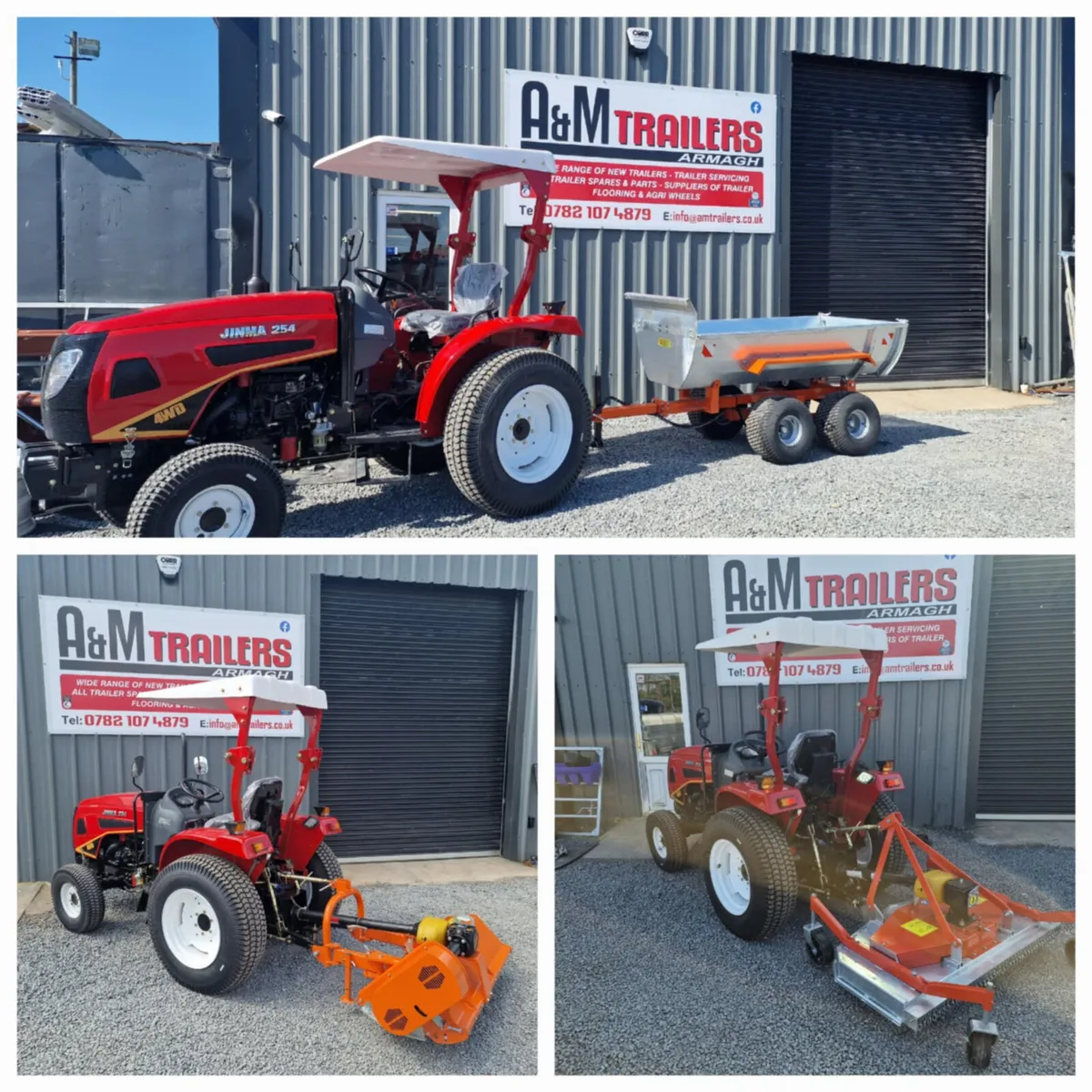 Compact tractor trailer mower topper flail - Image 1