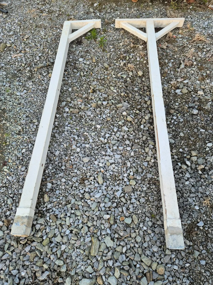 Teak Canopy Supports