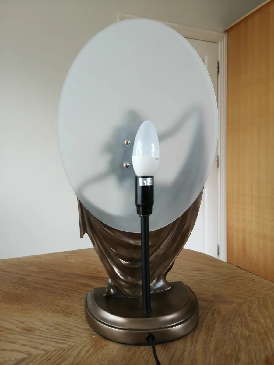 Table Lamp Desk Lamps Bronze Figurine Statue Decor - Image 4