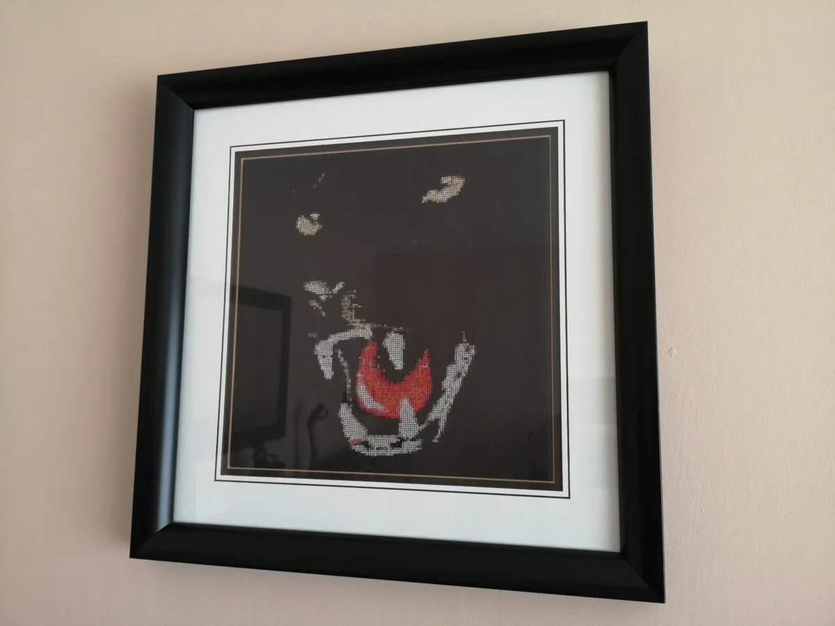 Wall Painting Frame Hand Made Black Puma Art Deco - Image 2