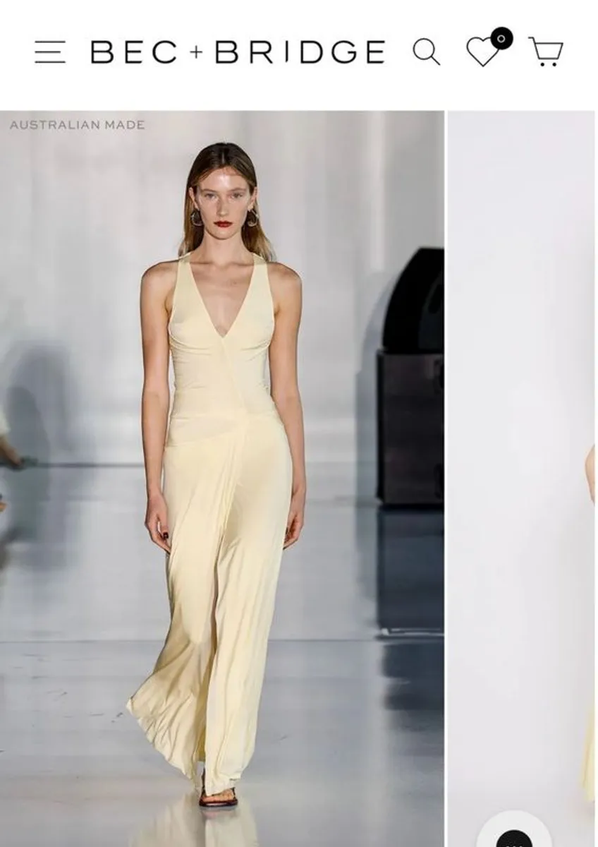 Stunning Bec & Bridge Lemon Maxi Drss - Image 1