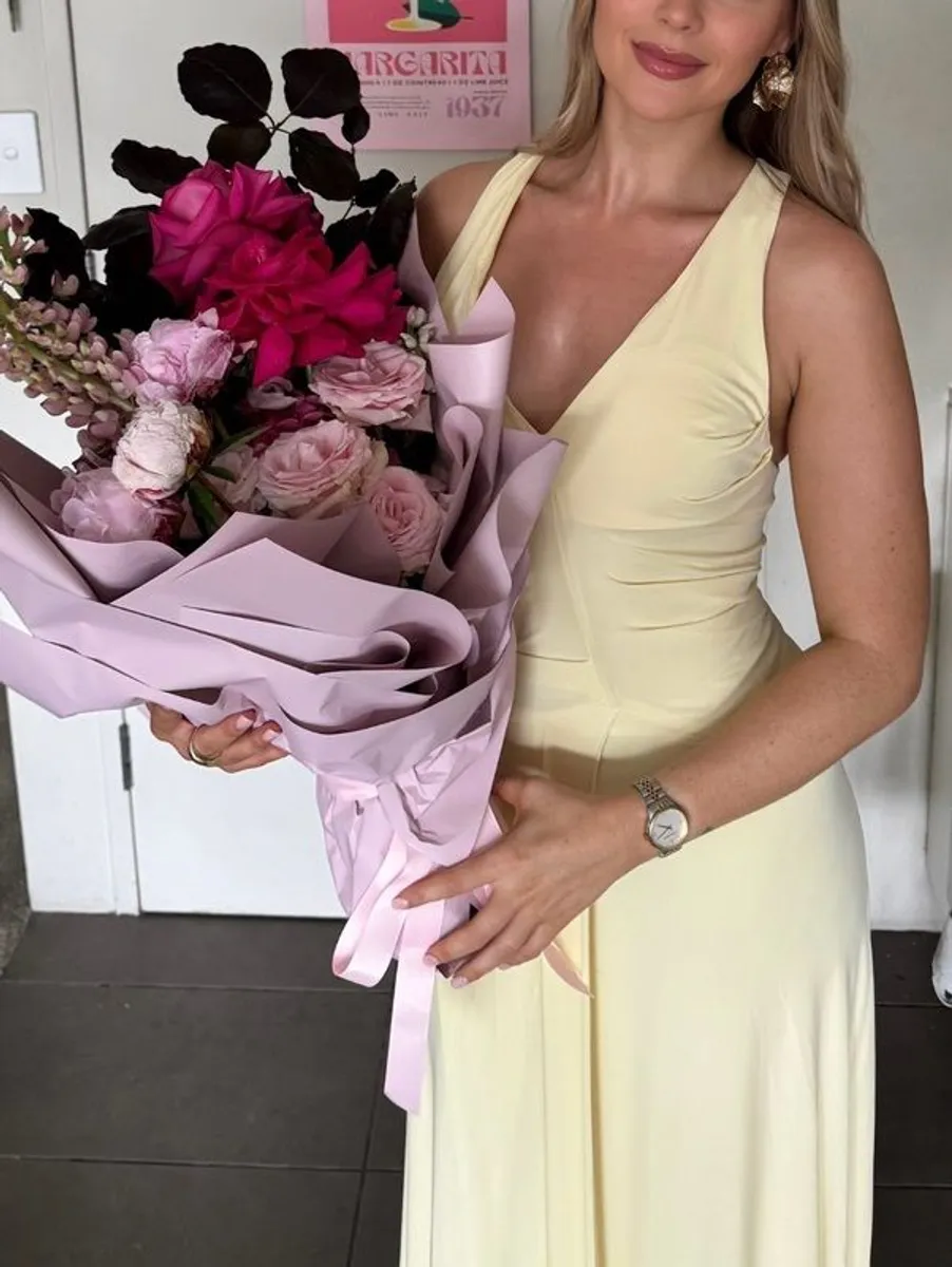 Stunning Bec & Bridge Lemon Maxi Drss - Image 2