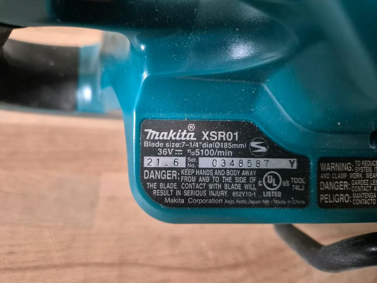 Makita LXT Circular Saw 18v x 2 - Image 3