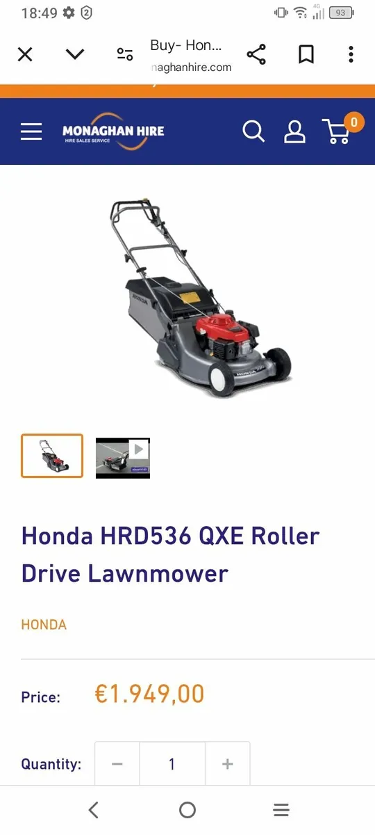 Honda lawnmower - Image 2