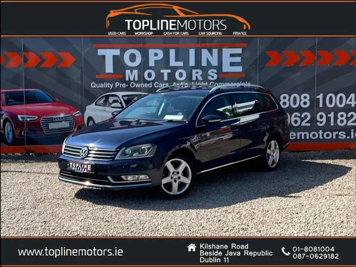 Volkswagen Passat  auto//full Black Leather//low - Image 1
