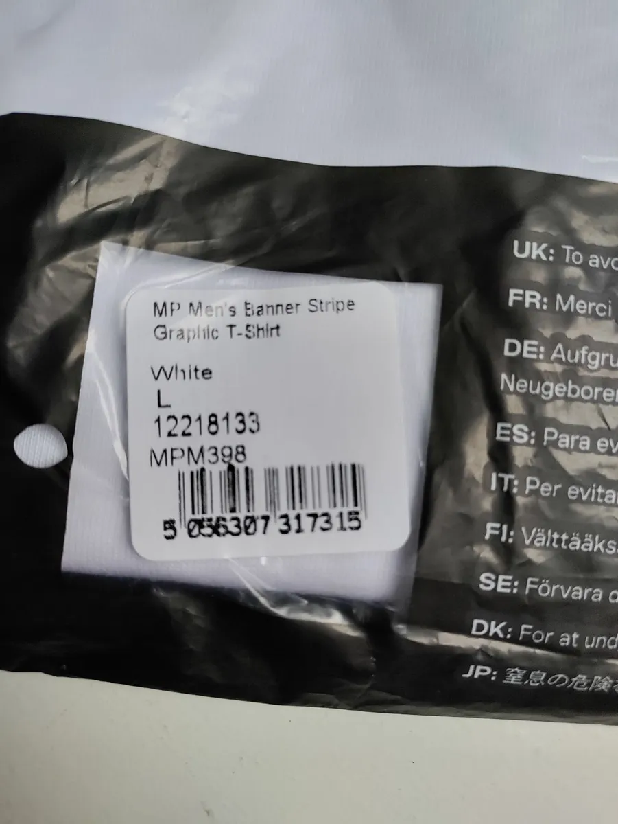 MyProtein Banner Stripe Graphic L New - Image 2