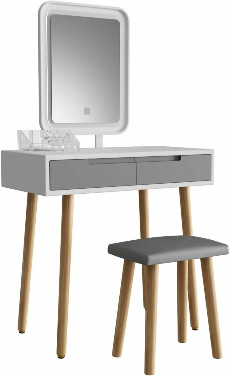 Dressing Table LED Lights Mirror table bedroom - Image 2