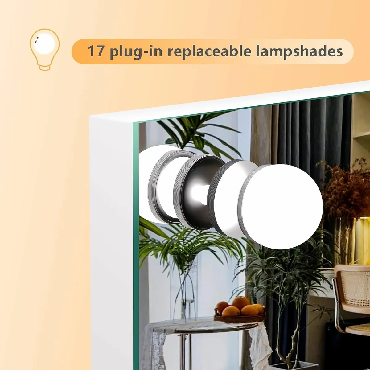 Vanity Mirror Lights, 32"x24" Hollywood Mirror - Image 2