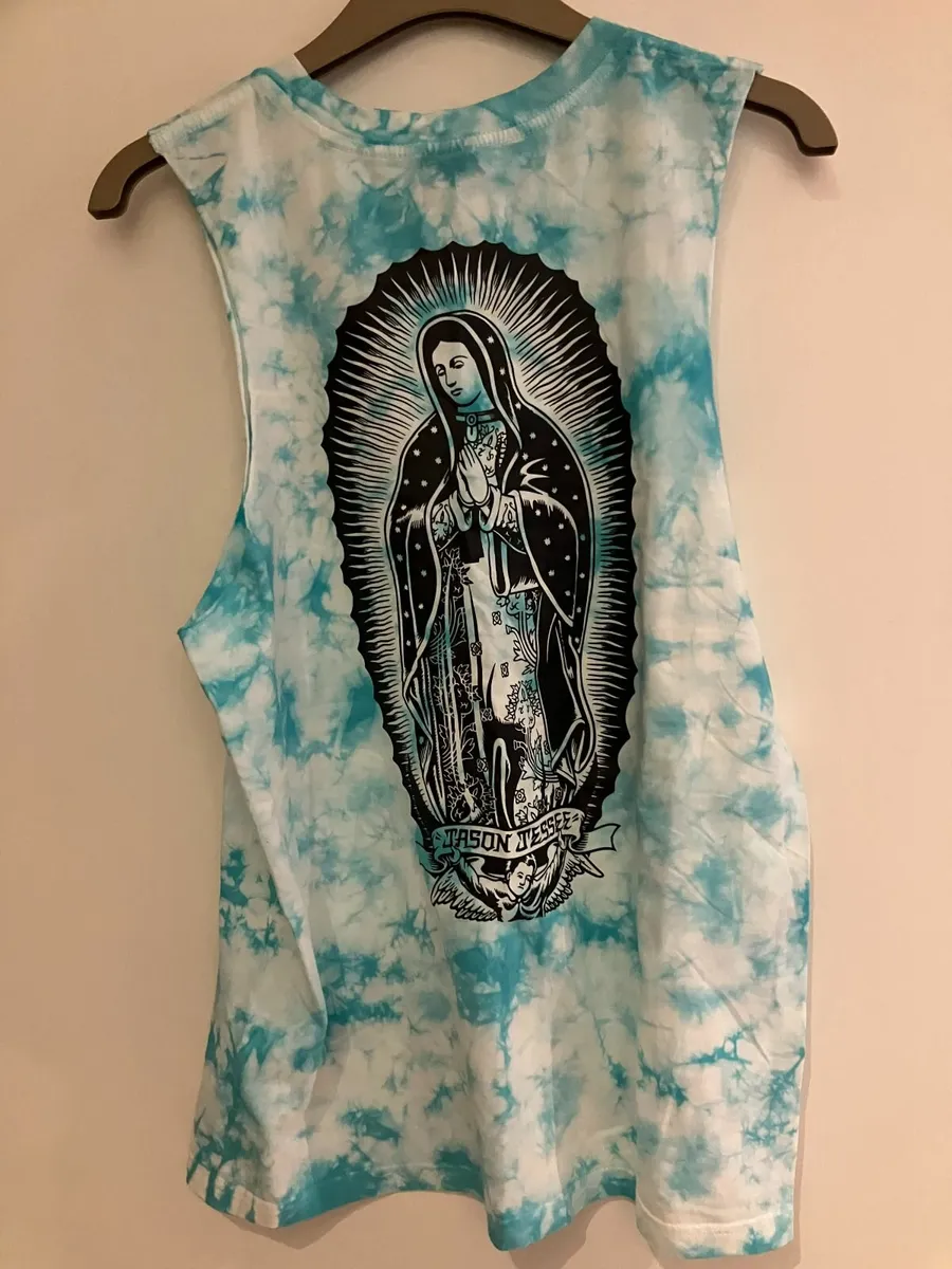 Santa Cruz Blue Tie-Dye Guadalupe Tank Top - Image 1