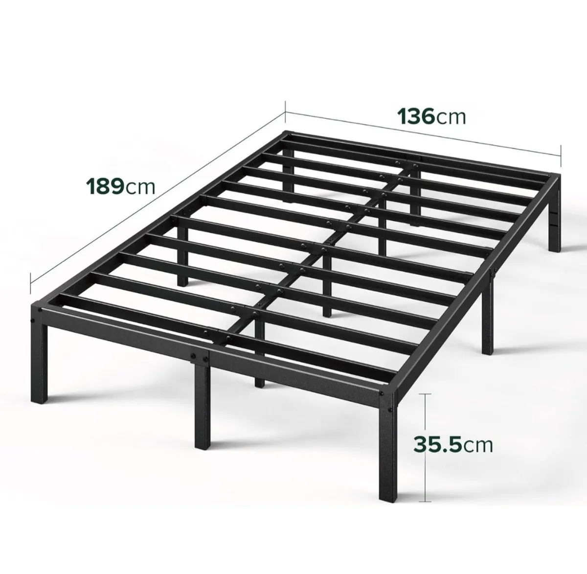 Double Bed frame - Bed 135x190 cm - Image 4