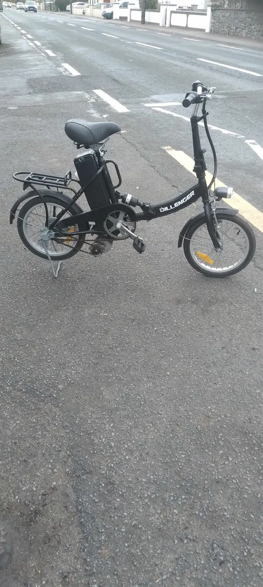 Dillinger electric bike folding bike working good - Image 1
