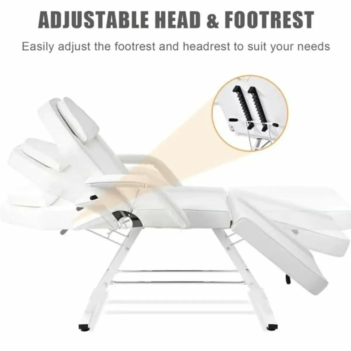 Beauty bed massage Table with stool brand new - Image 2