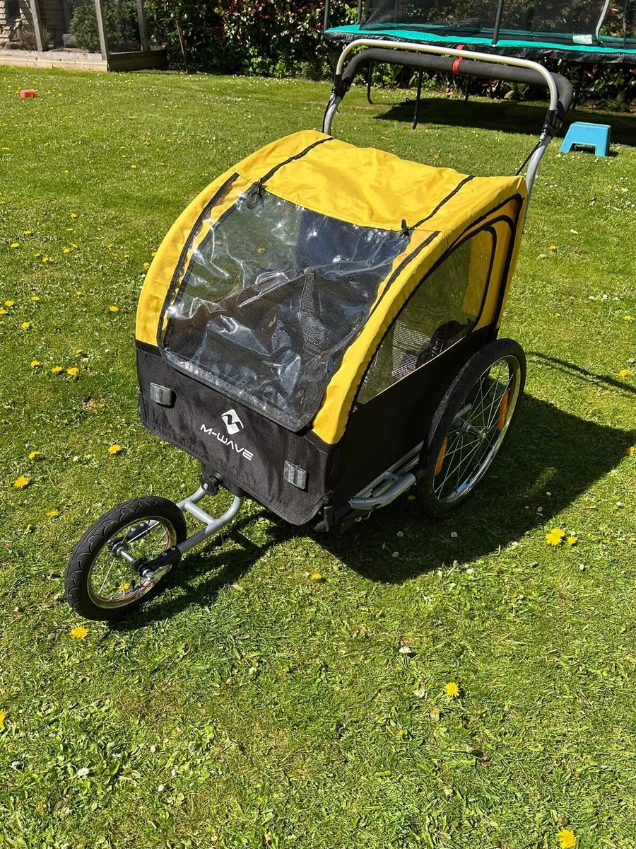 2 seated Bicycle trailer - Image 1