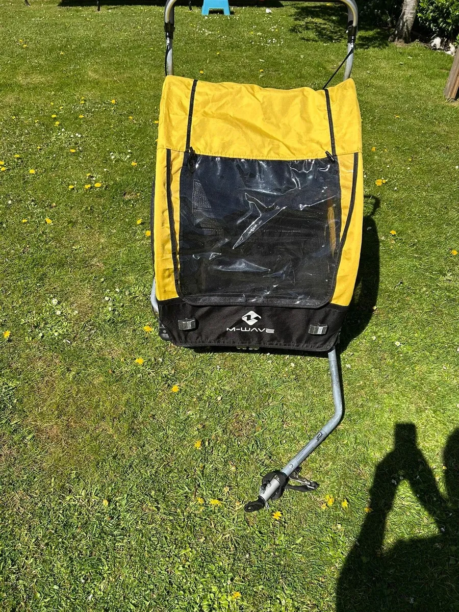 2 seated Bicycle trailer - Image 4