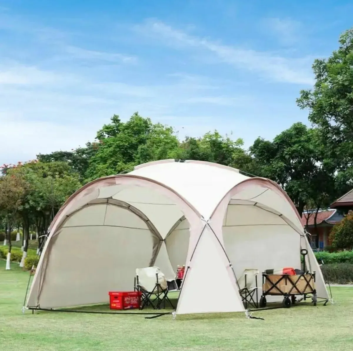 Camping Dome Gazebo round tent brand new - Image 1
