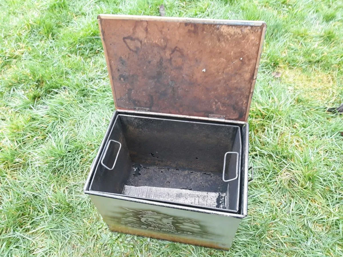 Metal Ornamental Coal Box - Image 2
