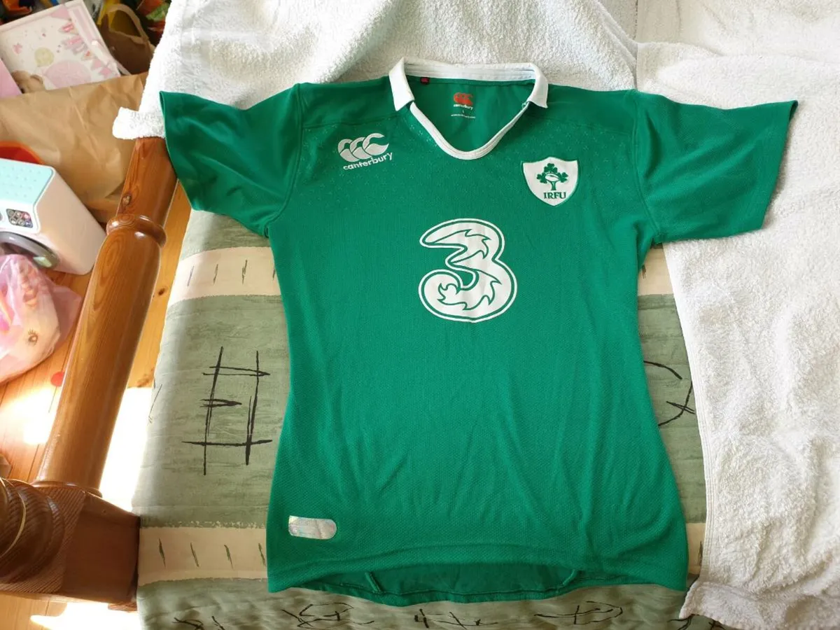 Ireland Rugby Union Womens Home Pro Jersey 2014 - Image 1